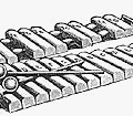 xylophone bw free clipart