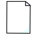 blank paper free clipart