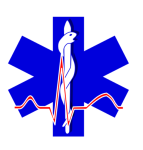 blue paramedic cross symbol free clipart