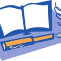 book and pen free clipart