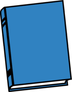 book blue free clipart