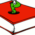 bookworm red free clipart