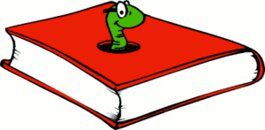 bookworm red free clipart