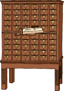 card catalog free clipart