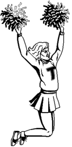cheerldr free clipart