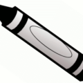 crayon black free clipart