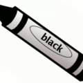 crayon black labeled free clipart