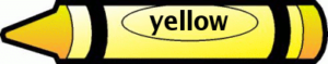 crayon yellow labeled free clipart