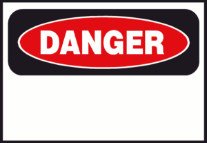 danger blank sign free clipart