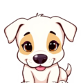 dog cute free clipart image