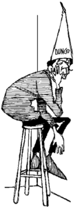 dunce free clipart