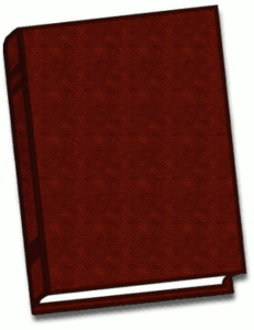 leather bound book free clipart
