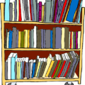 library book cart free clipart