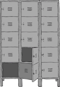 lockers free clipart