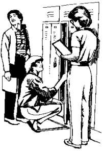 lockers students free clipart