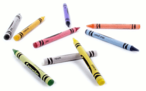 loose crayons free clipart