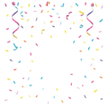 new year confetti free clipart image