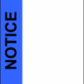 notice blank sign free clipart