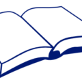 open book blue free clipart