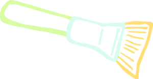 paint brush drawing free clipart