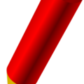 pencil stubby red free clipart