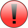 red attention symbol free clipart