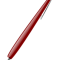 red glossy pen free clipart