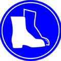 safety boots required sign free clipart