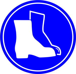 safety boots required sign free clipart