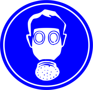 safety breathing mask required sign free clipart