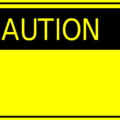 safety caution blank sign free clipart