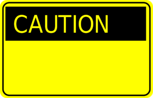 safety caution blank sign free clipart