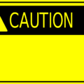 safety caution blank sign w exclamation free clipart