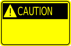 safety caution blank sign w exclamation free clipart