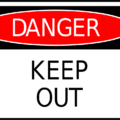 safety danger keep out sign free clipart