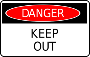 safety danger keep out sign free clipart