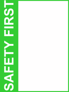 safety first sign free clipart