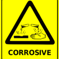 safety sign corrosive free clipart