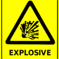 safety sign explosive free clipart