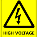 safety sign high voltage free clipart