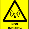 safety sign non ionizing free clipart