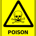 safety sign poison free clipart