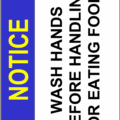 safety wash hands before eating food sign free clipart