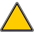 safety yellow triangle free clipart