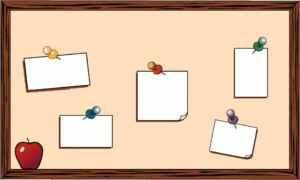 school bullitin board free clipart