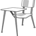 school desk free clipart