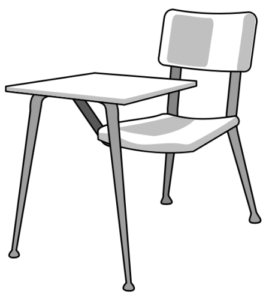 school desk free clipart