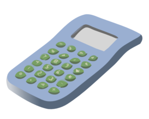 simple calculator free clipart