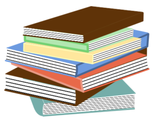 stack of books free clipart