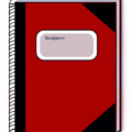 subject book red free clipart